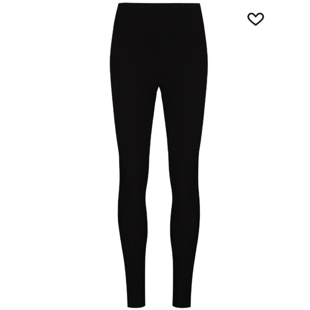 Valentino Black Stretch Leggings (Size M) | Made in Italy